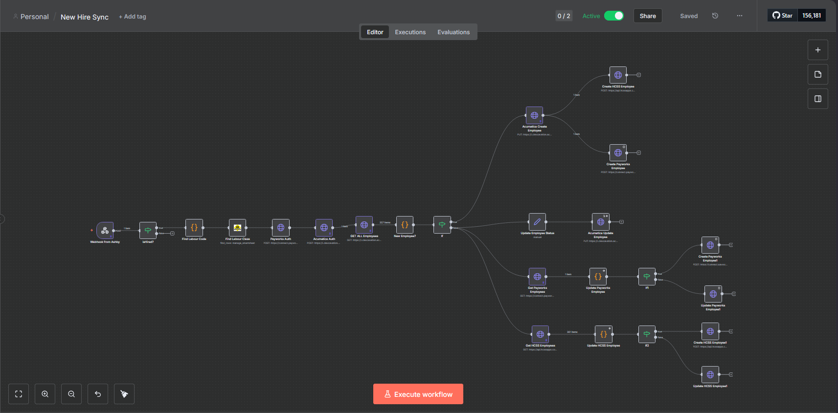 Enterprise HR Automation & Sync